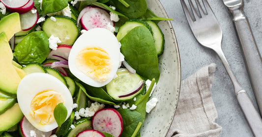 healthy plate of food