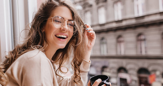 woman smiling