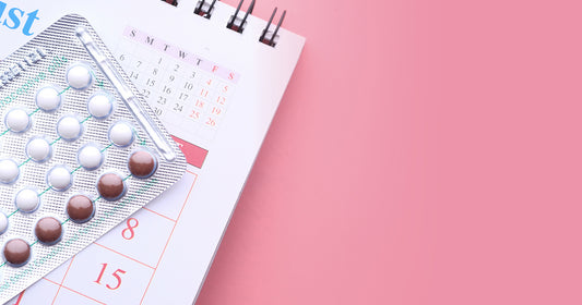 birth control pack and calendar