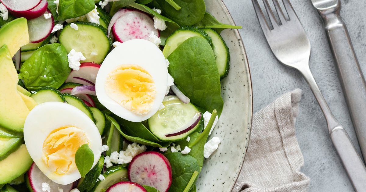 healthy plate of food
