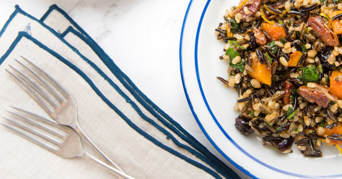 Sweet Potato Wild Rice Pilaf