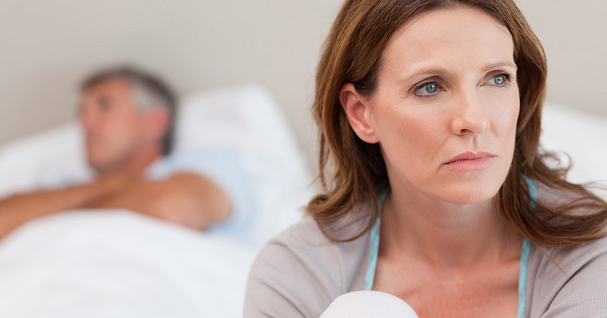 woman looking concerned