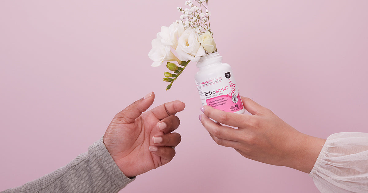 hand reaching for product