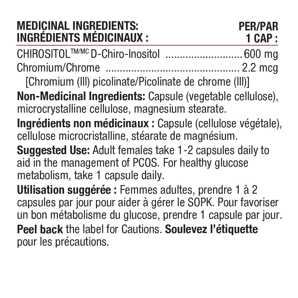 Vitalee Nanomed PCOS Support Capsules – 60ct, 500mg, Natural Endocrine Health Formula