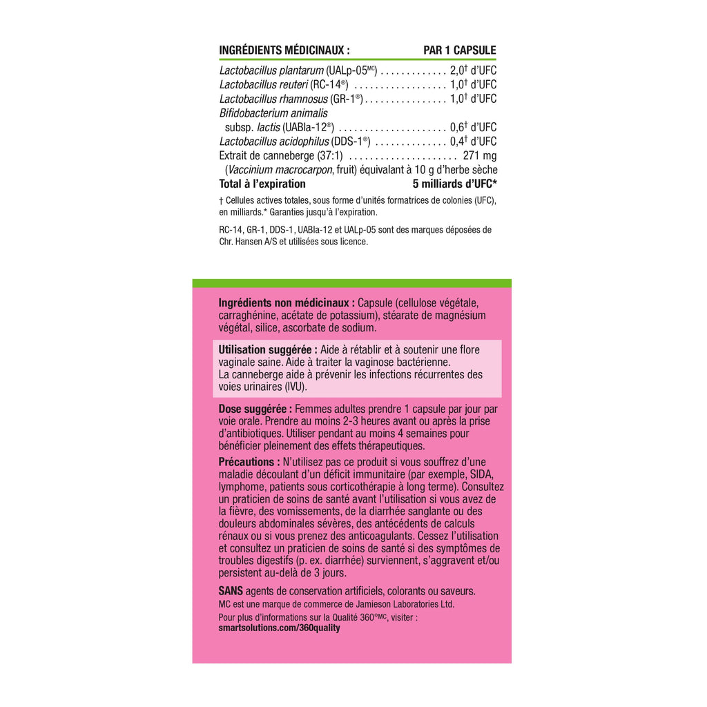 31001844 Smart Solutions Vaginal Health Probiotic 30 Capsules SS1184_NFP2