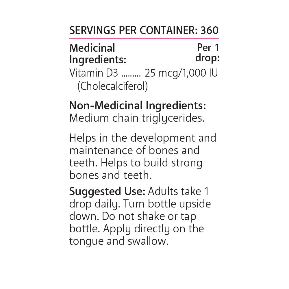 LV1818_Vitamin D3 Drops_Label
